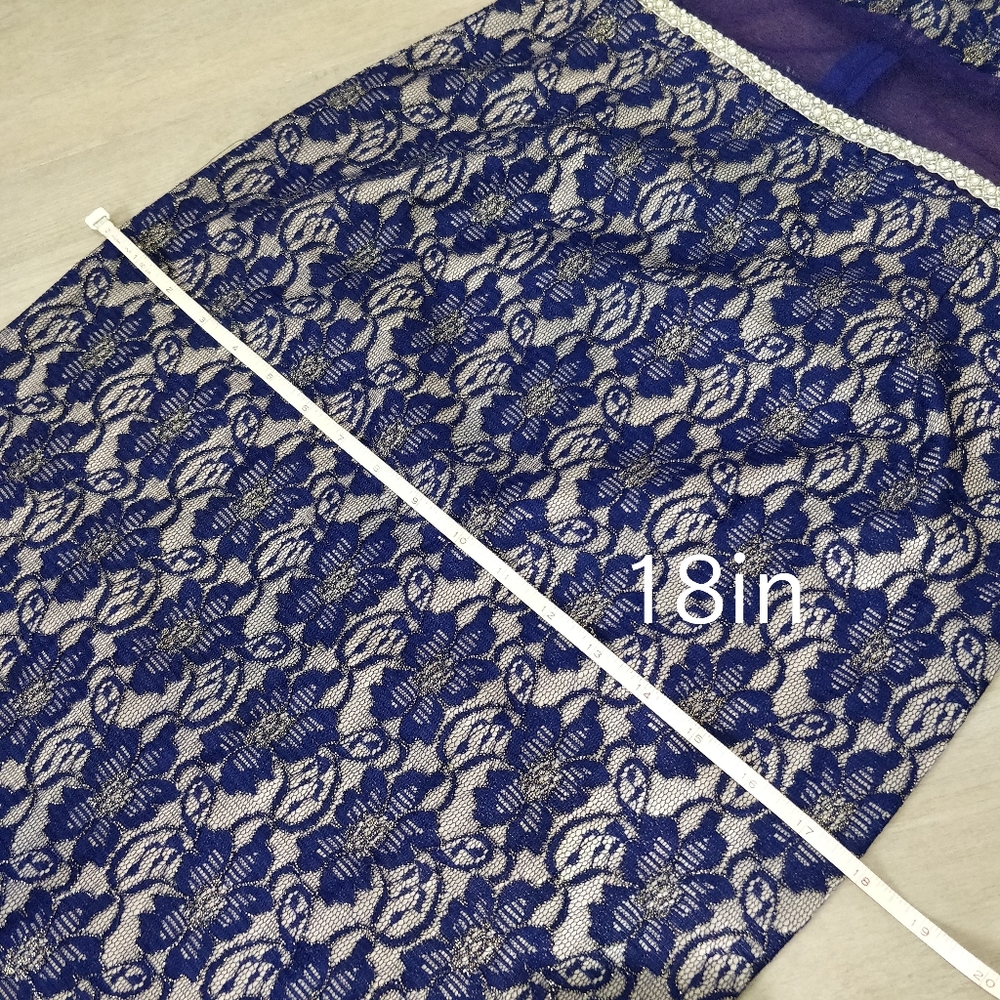 Prom dress custom royal blue lace JANE.X Bethany - Picture 15 of 16